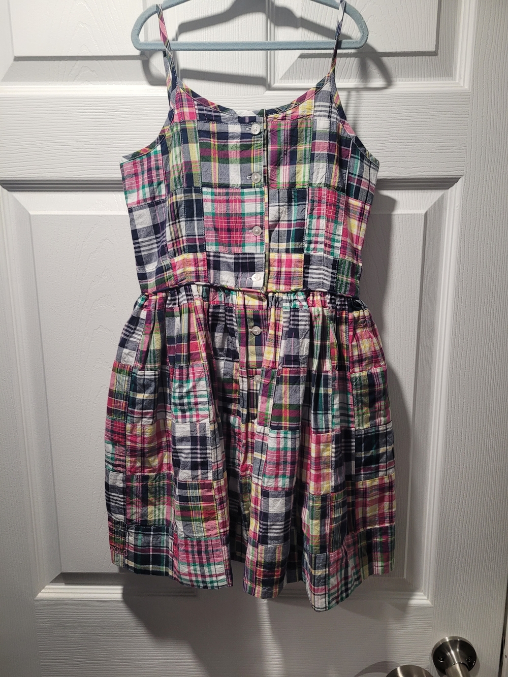 Girls Size 7 Polo Ralph Lauren Plaid Dress NWT